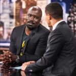 Mike Colter Instagram - Congratulations to @trevornoah on a job well done on the @thedailyshow . Your time flew by. Thanks for using your platform to bring awareness, enlighten us and make us laugh. Good luck and much success on all your future endeavors #dailyshow #trevornoah #mikecolter New York City