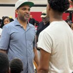 Mike Epps Instagram – Thank you 🙏🏽 Heavenly Father for the opportunity to give our city kids some joy and hope this year at the MIKE EPPS 1st annual back to school shoe blessing ceremony I wanna thank @reginamarsh56  Indianapolis  Pal club commander Ida Williams and @mayorhogsett for all the support let’s keep making these kids happy