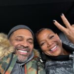 Mike Epps Instagram – On the set of the hit show “equalizer “ with the Home girl @queenlatifah so much fun 🤩 I am having a ball