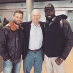 Mike Vogel Instagram – What an honor!  Getting to meet Special Operations legend #GeneralJerryBoykin on our way to DC for press on @NBCTheBrave Made my #VeteransDayWeekend  #TheBrave @demetriusgrosse