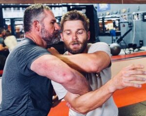 Mike Vogel Instagram - Once again....money where our mouths are.  Combatives training.  Huge thanks to @mikalvega @jpd_amaro for keeping us sharp.  @jacksonwink_mma for the use of their world class facilities, and @abqjournal for the picture.  Stay frosty