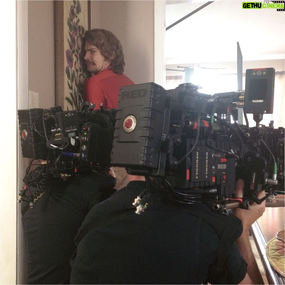 Mike Vogel Instagram - Those magical movie moments where the only choice to exit a scene isstraight into a wall. Reminds me of life......