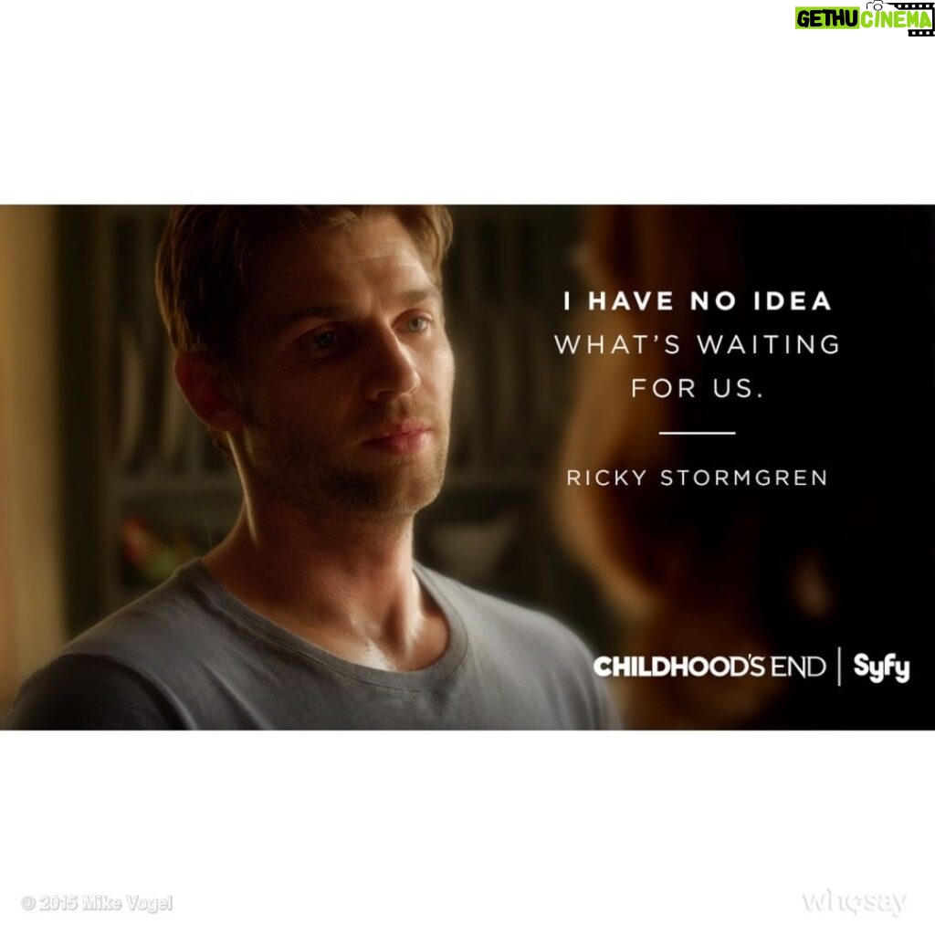 Mike Vogel Instagram - #ChildhoodsEnd is coming to @Syfy TONIGHT at 8/7c and I can't wait for you all to see @ChildhoodSyfy