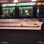 Mike Vogel Instagram – Even the busses in NYC know! Tomorrow night. @ChildhoodSyfy 
Be there!
