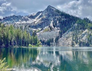 Mike Vogel Instagram - Just got back from God’s country.  Took the family to McCall, Idaho.  As difficult as quarantine has been for people, I think some good has come from it.  A lot of travel plans were ruined, but I think it’s forced us to explore the beauty in the areas of our countries that have always been there, right under our noses, but that we’ve never visited.  This was from a hike we did to a little alpine lake named Louie Lake.  Epic.  What are some secret places/trips you have discovered during these crazy times? #mccallidaho #godscountry #idahosucks #notreally
