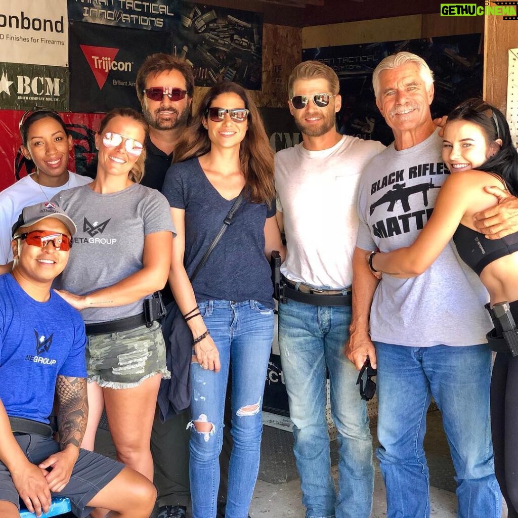 Mike Vogel Instagram - Bucket list... ✔️. Spent the day shooting with the wizards @tarantactical and some other special guests. Talk about a humbling experience..... @kc_eusebio @jessielharrison watch and learn Vogel. Watch and learn. EDIT: wouldn’t be possible without @jonathanmtucker thanks for the invite brother!!!