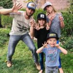 Mike Vogel Instagram – ‪It’s no secret who our favorite #NASCAR driver is… big ups 2 @Tbayne6 for the hats and keeping the Vogel family smooooothe.  Finish strong brother.  @advocare @PerformancePlusMotorOil @Nascar #6 #VroomVroom ‬