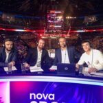 Miloš Petrášek Instagram - Možná změním job😄🔥 je to tady pohodlnější, než dole🤪😂 @rustam_khabilov ✊🏼✊🏼✊🏼 @ondrejnovotny @andre.reinders @ivanbuchinger @milos_petrasek #me#man#tv#nova#sport#mma#bets#job#khabilov#ferreira