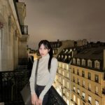 Mina Myoui Instagram - in Paris💛 @fendi #PR #JAPAN