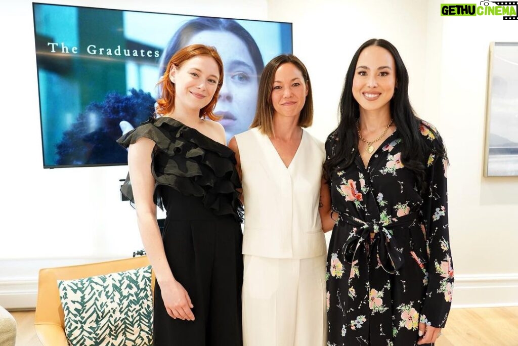 Mina Sundwall Instagram - thank you so much @vitalvoices for the space to screen and talk about #TheGraduates ahead of our premiere this weekend. how incredible to share space with @ferrellzabala , #JamiraBurley, @alyse_nelson, and @hannahloganpeterson. thank you @meena and thank you to everyone who came♥️