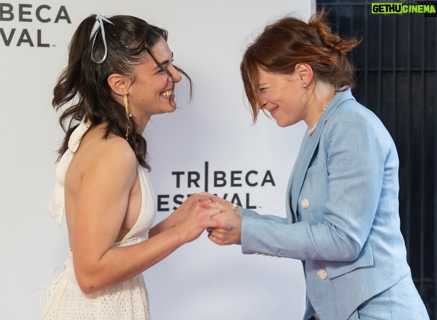 Mina Sundwall Instagram - The Graduates premiered at @tribeca last night… i’m overwhelmed with gratitude for everyone who has been part of this movie and everyone who shared this night with us. thank you thank you thank you!