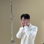 Minhyun Instagram - 촬영 중🤭