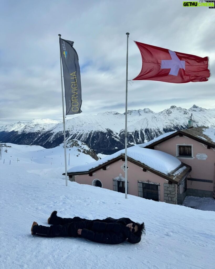 Minhyun Instagram - small Journey 。 St.Moritz,Switzerland.