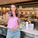 Miranda Kerr Instagram - I can’t believe it’s finally here!! Introducing my KORA Glow Smoothie 💜 We’re celebrating the launch of our @koraorganics Plant Stem Cell Retinol Alternative Moisturizer all month long with our friends at @erewhonmarket! We might be biased, but my baby and I think it’s the best smoothie we’ve ever had 😉🤰🏻 We included some of my favourite skin-loving and pregnancy safe ingredients inspired by the age defying range: 🌱 Organic @SAMBAZON Unsweetened Açaí Superfruit Packs 🌱 @CopinaCo Vanilla Plant-Based Collagen Boost 🌱 @Cocojune_organic Pure Coconut 🌱 @CalifiaFarms Organic Almond Milk + so many more! All net proceeds go to @OrganicFarmingResearch in support of educating & empowering sustainable organic harvesting practices 🌾