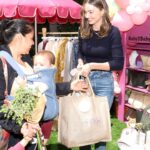 Miranda Kerr Instagram – What an amazing way to celebrate mothers – volunteering with the @baby2baby team 💕 

Baby2Baby helps provide necessities to children living in poverty. Today we celebrated all the incredible Moms and distributed care packages including diapers, formula, clothing and other basics that every child deserves. Thank you @kellysawyer and @norahweinstein for continuing to drive such an important mission! The Maybourne Beverly Hills
