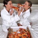 Miranda Kerr Instagram – Party for 2 in NYC 🍕💃🗽