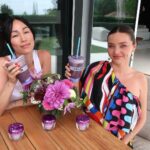 Miranda Kerr Instagram - 3 days and 11 smoothies later 💜🌈🤰🏻 Thank you to my wonderful friends who helped celebrate the launch of @koraorganics Plant Stem Cell Retinol Alternative Moisturizer and KORA Glow @erewhonmarket smoothie!