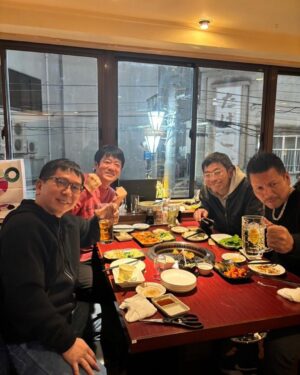Misoo No Instagram - タイタン新年会〜す（たこ口）
.
めちゃくちゃたの信玄武田〜！
.
#タイタン #爆笑問題 #太田光代 #ウエストランド #キュウ #瞬間メタル #シティホテル3号室 #ダンシング谷村 #ダニエルズ #宮地大介 #早乙女零 #脳みそ夫 #タンうま杉田玄白