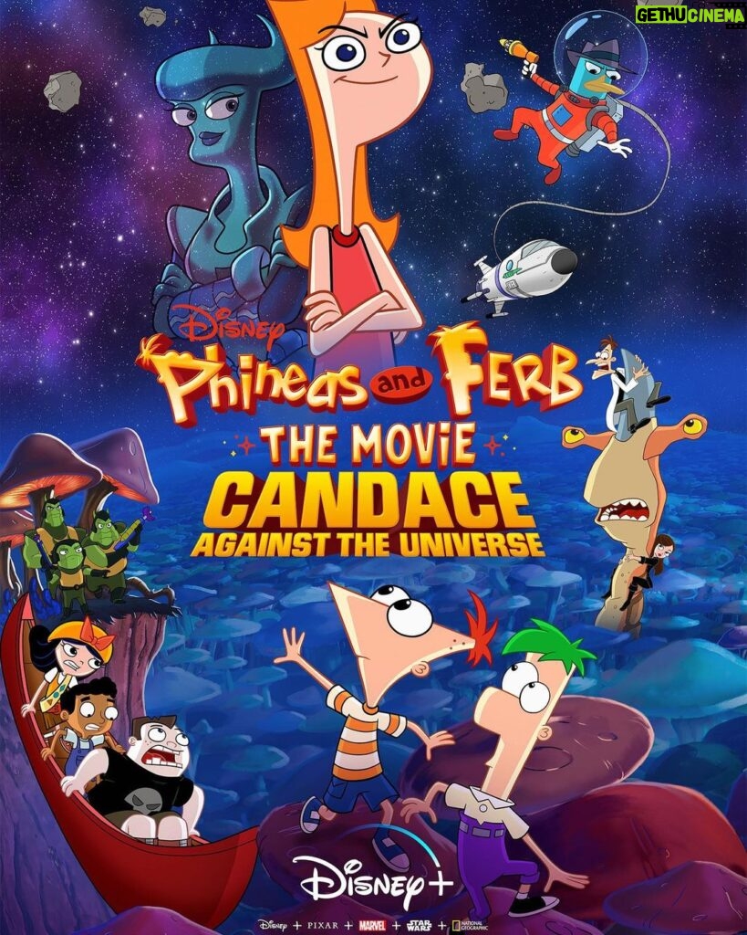 Mitchel Musso Instagram - Congratulations to our writers at #phineasandferb for the #emmy nomination! And to our creators, cast, and crew thank you for all of y’all’s hard work on #candaceagainsttheuniverse you are all so incredibly talented! Thank you to everyone at #Disney for giving us a home! So proud to be part of such a wickedly awesome movie!