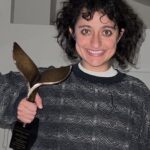 Mitra Jouhari Instagram - The Three Busy Debras writing staff won a WGA award tonight!!!!!! Our writers Evan Waite, Diana Tay, and Sarah Sherman made the show so much better every day and Sandy and Alyssa are my sick and perverted sisters for life. Every single person who worked on our crew elevated the jokes. I will simply shut up but what a sweet way to end our journey on this show. I love writing lol ❤️