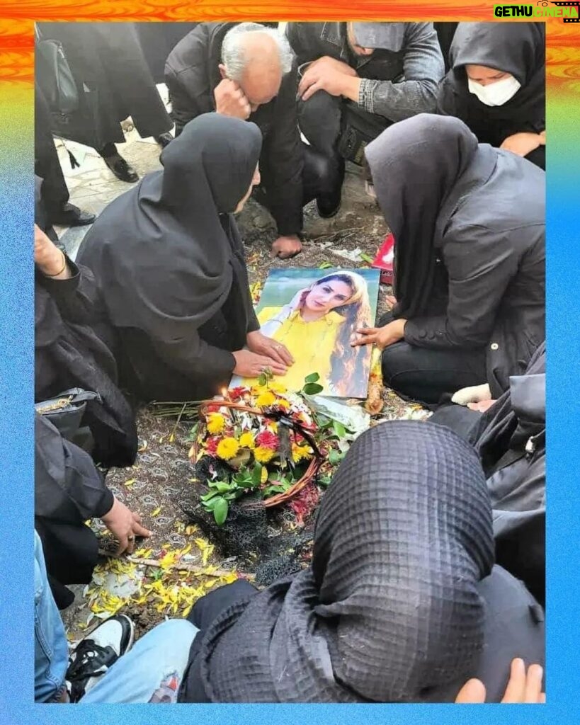 Mitra Jouhari Instagram - Repost from @from____iran • Iranians are a community in mourning. 2- Ahmad Goodarzi's daughter at her dad's grave. Kheshtianak village, Lorestan, Dec. 15 #Ahmadgoodarzi 3- Abolfazl Adinehzadeh's dad at his son's grave, Quchan, Khorasan, Dec. 16 #AbolfazlAdinehzadeh 4- Aida Rostami's relatives mourning at her burial. Gorgan, Dec. 15 Aida Rostami, a doctor who reportedly helped injured protesters, left the hospital on Dec 12 and never came back. The next day police told her family she had an accident, but people believe she was tortured and murdered for treating injured protesters. Both her hands were broken. #AidaRostami 5- Donya Farhadi's relatives mourning at her burial. Uzeh, Khuzestan. Dec. 17 went missing and her body was found on the shore of the Karun River, Ahvaz, 9 days after she disappeared. #DonyaFarhadi 6- Soroush Pourahmadi was buried on Dec. 17. He was reportedly tortured and was left in street after. He passed away in a hospital. #soroushpourahmadi 7- Farzin Maroufii's father dancing for his son's 22nd birthday at his grave, Dec. 16 #FarzinMaroufi 8- Saeed Mohammadi's family celebrating his 22nd birthday at his grave, Shabad, Kermanshah, Dec. 16 #SaeedMohammadi 9- Mohammadreza Eskandari's memorial. Dec 11. Mohammadreza Eskandari was shot by regime forces during a protest in Tehran. #MohammadrezaEskandari 10- Nima Nouri's parents at his 40th day memorial, Karaj, Dec. 16 #NimaNouri * Words in title are from @taragrammy #IranRevolution