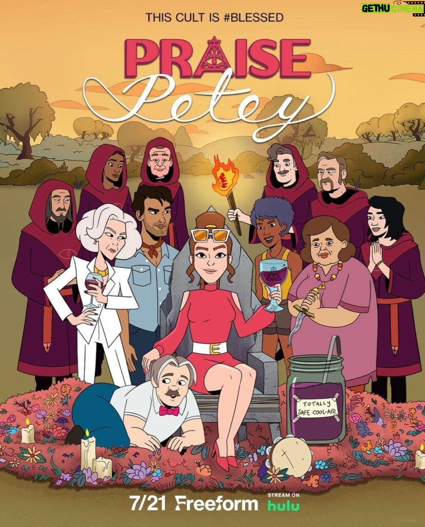 Mitra Jouhari Instagram - @annadrezen’s new show PRAISE PETEY comes out next Friday. Anna’s work is so funny, silly, and STRANGE and I am so proud to be a small part of what is sure to be a REALLY DERANGED SHOW LOL. CELEBRATE HER AND SUPPORT HER!!!!!! XO