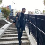 Miyu Hayashida Instagram - 最近はジャケットの中に トレーニングウェアを着ています。 bag @threesquare_japan 🙏💜 jacket @fray_id 🙏💛 glasses @nochinooptical 🙏🖤 #filterless #林田岬優
