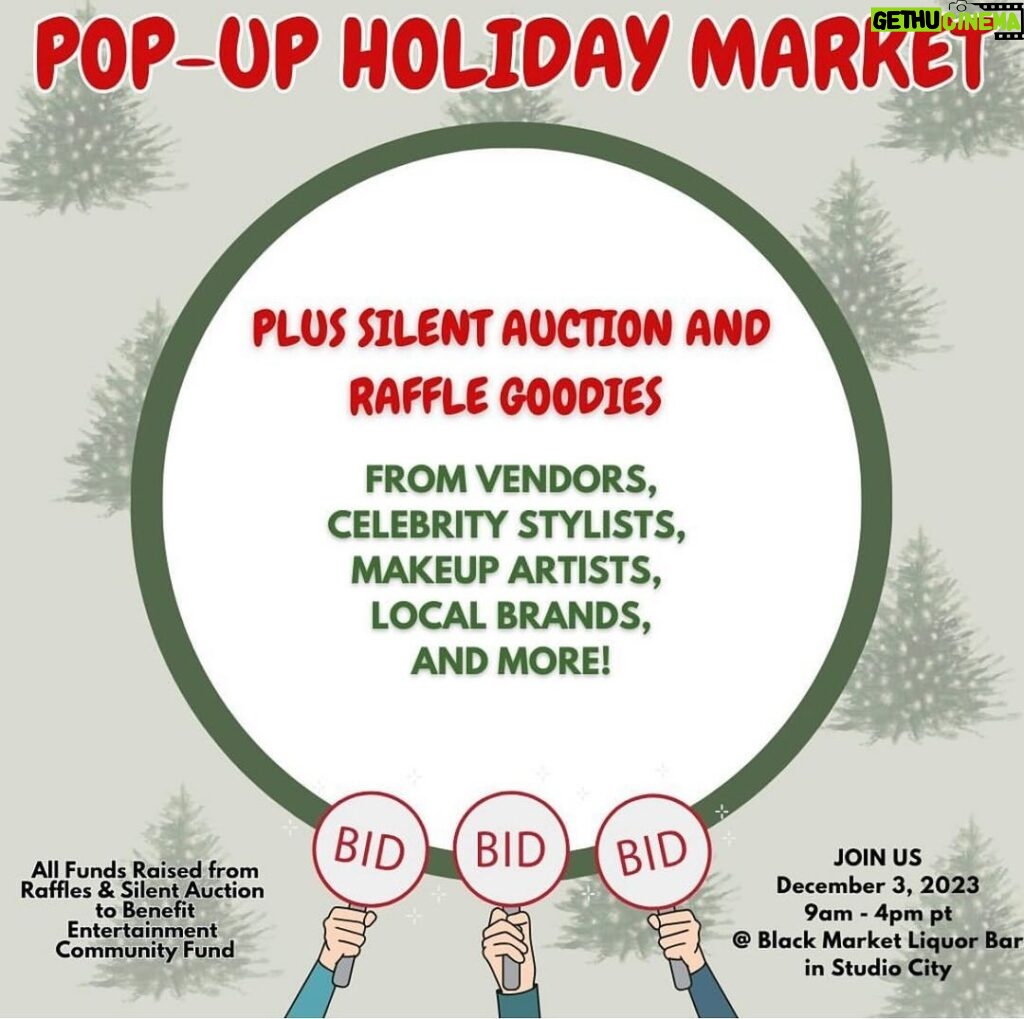 Mo Collins Instagram - Are you local to Studio City? Come to our Holiday Market! 10% goes to benefit @alifeinthearts Lots of great vendors! You just might recognize a few faces! I’ll be selling hand painted ornaments, miniatures and limited edition signed prints from @mocollinsart ❤️ It’s the giving season!! Come join the fun! @queenstrunk @willsimmsmusic @bradysbakery @farringtonamy @pallavisastry @karendavidofficial @rydencarl #holidaymarket #artisans #blackmarketliquorbar