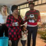 Mo Collins Instagram - Easy to be Merry, and get into the spirit of the Holidays with our beautiful friends at Karen and Carl’s. Tree is DECORATED!!! I hope you find time to soak in some goodness with friends and family over the next couple months. ❤️ #treedecorating #friends #holidayparty