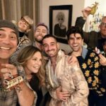 Mo Collins Instagram - We went to Sia’s house for dinner. WE WENT TO SIA’S HOUSE FOR DINNER!! Not my typical Thursday night!! It was fantastical. All of it. Delicious dinner and conversation! We listened to new music in her bedroom !!!! We all wore her “crowns” and took a picture in her closet! (Look how happy I am!! I’m like 5!!!😂) She’s a human treasure. I love her! (I painted a picture for her as a gift and she loves it 😁) All tonight’s guests were just amazing. Same group from Kathy’s salon dinner. I needed this night. A beautiful night. Life can still hold magic, like childlike magic. Keep going , you’re doing great ! ❤️ @mocollinsart #Sia #magical #inspiration #salon #artofconversation #inspirationalpeople #keepgoing