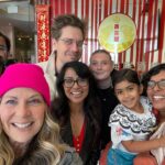 Mo Collins Instagram – Celebrating the Chinese Lunar New Year with my pals! Thank you, Karen, for sharing your culture with us today. What a treat!! ❤️ #chinesenewyear #dimsum