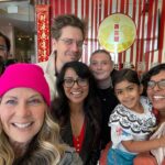 Mo Collins Instagram - Celebrating the Chinese Lunar New Year with my pals! Thank you, Karen, for sharing your culture with us today. What a treat!! ❤️ #chinesenewyear #dimsum