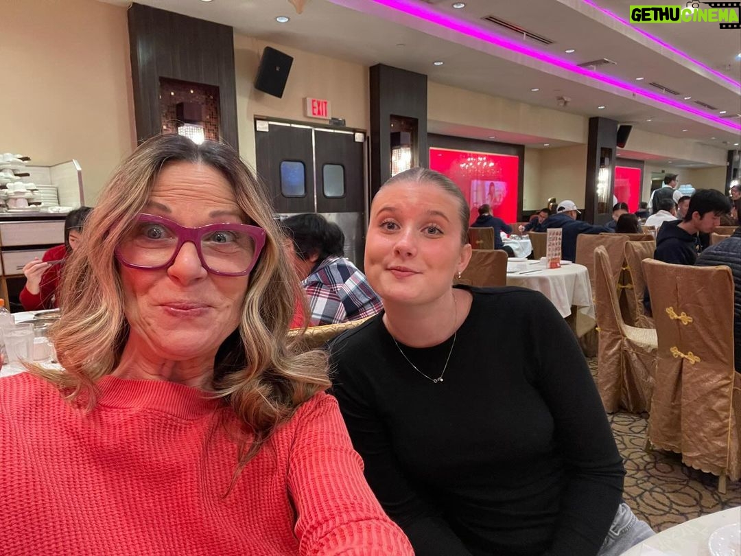 Mo Collins Instagram - Celebrating the Chinese Lunar New Year with my pals! Thank you, Karen, for sharing your culture with us today. What a treat!! ❤️ #chinesenewyear #dimsum