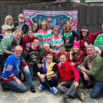 Mo Collins Instagram - Ugly sweater cookie party was a success despite my crumbling Crocker cookies! Thank you JM and Tom!! #cookieparty #uglychristmassweater #holidayparty #goodfriends