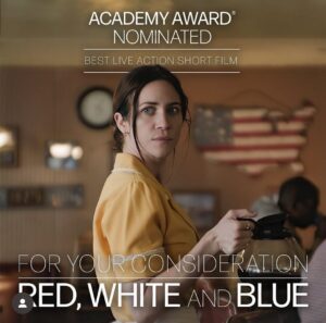 Mo Collins Instagram - Giddy morning!! This film is NOMINATED!! I cannot express how impactful this film is! Congratulations to writer/director @nazrin.choudhury for putting into motion this message on behalf of all women. @brittanysnow turns in a brilliant performance here. So cool to have shared a day on set with my longtime bff @peterbreitmayer . And reuniting with FTWD favorites @jojokatsaras and @adam_suschitzky was a treat. Both helped elevate this project. It gives me so much hope, that people may see this, and have a change of mind and heart regarding the scope of the importance of #abortioncare as healthcare. It is a woman’s right. What’s often lost in the politics is that abortion is NOT always a choice, but rather a necessity. A loss. A tragedy. Access is crucial and critical. I hope you all get the chance to see @redwhiteandbluefilm . #oscarnominations #oscarnoms #shortfilm #brittanysnow #abortion #abortionishealthcare #womensrights