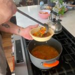 Mo Collins Instagram - Get yourself a bff neighbor like our Billy. Alex and I are both deep into a cruddy headcold, and Billy cooks up a pot of homemade vegetable soup….. and it’s the BEST veggie soup I’ve ever had!!! Feeling like this is what’s going to cure this damn virus. “Curing them with kindness “ could be Billys moniker. Love you, Miss ❤️ @thewilliambutler #soupforthesoul #friendship