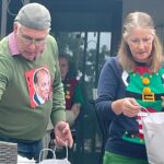 Mo Collins Instagram - Ugly sweater cookie party was a success despite my crumbling Crocker cookies! Thank you JM and Tom!! #cookieparty #uglychristmassweater #holidayparty #goodfriends