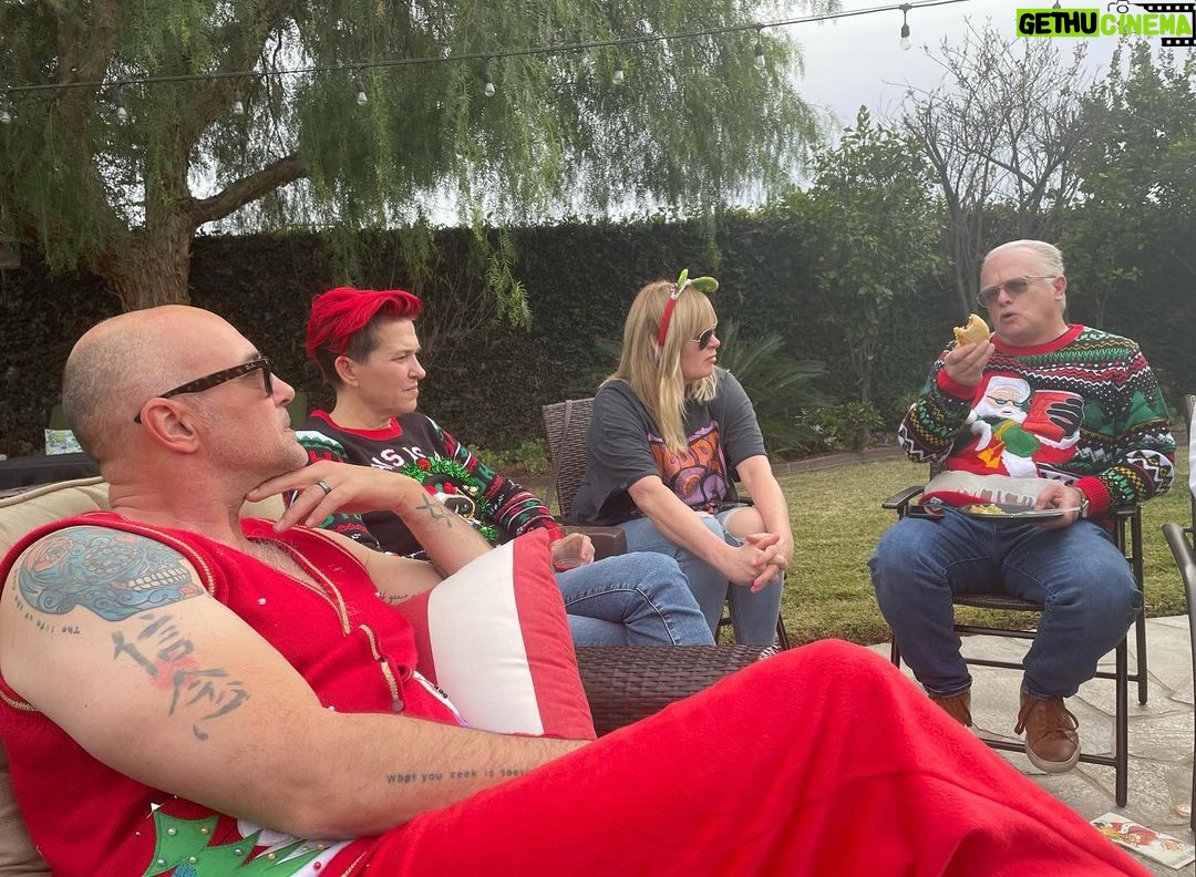 Mo Collins Instagram - Ugly sweater cookie party was a success despite my crumbling Crocker cookies! Thank you JM and Tom!! #cookieparty #uglychristmassweater #holidayparty #goodfriends