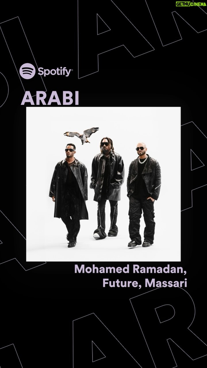 Mohamed Ramadan Instagram - . كدا كدا أنا أصلي أصلي منا أصلي عربي 💪🏻 اسمعوا "عربي" لمحمد رمضان مع Future و Massari دلوقتي على Spotify. اللينك في البايو 👆