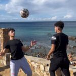 Mohammed El Amine El Khayari Instagram - Las vistas en Marruecos son otro rollo 🇲🇦 Nadie nos puede parar 👌💪 - - - #football #morroco #marrocaine #dimamaghrib #skills #fyp #tanger #viral