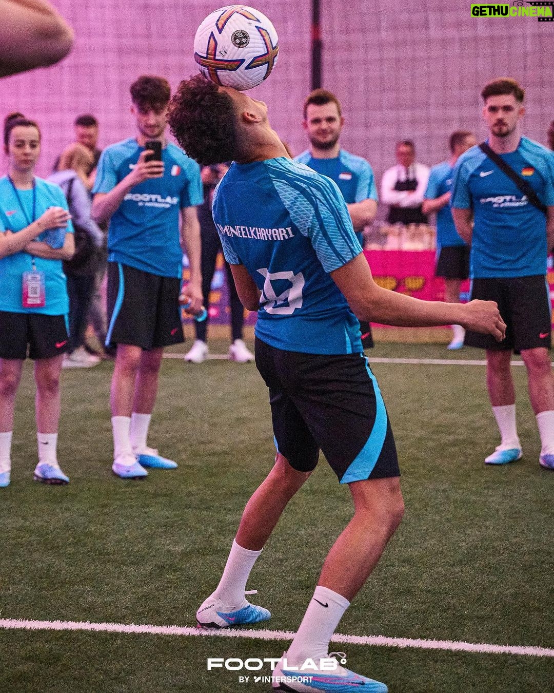 Mohammed El Amine El Khayari Instagram - Experiencia top en el footlab de @intersportfootball con @intersport.es ‼️⚽️🫶🏽 #phantomgx #unlockyourprecision #freestyle #skills #mohafs #milano🇮🇹 Milan, Italy