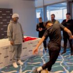 Mohammed El Amine El Khayari Instagram - Freestyle con @ronaldinho ‼️🔥 Todos los que jugamos a fútbol desde pequeños sabemos lo que es conocer y compartir un rato con este hombre! Alhamdullah por esta experiencia ❤️ Hotel "W" - Barceloneta