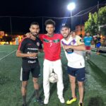 Mohammed El Amine El Khayari Instagram – freestyle con @hamzaweldaichaofficial 🎤 (7looo🤣) & @idriss.matuidi ⚽️ 
chokran a drari 3la tar7ib dyalkom 🫶🏽 Tanger  طنجة