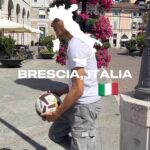 Mohammed El Amine El Khayari Instagram - Un balón ⚽️ y 31 grados ☀️ en tierra italiana 🇮🇹 @ljk_amg - GTA 🎶 - - - #freestyle #🇮🇹 #🇲🇦 #moroccino #skills #brescia Brescia