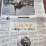 Mohammed El Amine El Khayari Instagram - Hoy hemos salido en el periódico “el fichaje callejero del Barça” 🗞️📈 quien quiera ver el artículo está en la web de @elperiodico_cas Fotos hechas por @zowyvoeten El Periódico