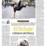 Mohammed El Amine El Khayari Instagram - Hoy hemos salido en el periódico “el fichaje callejero del Barça” 🗞️📈 quien quiera ver el artículo está en la web de @elperiodico_cas Fotos hechas por @zowyvoeten El Periódico