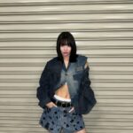 Momo Hirai Instagram - 🩶🩶🩶🩶 @MiuMiu #MiuMiuUpcycled #PR #JAPAN