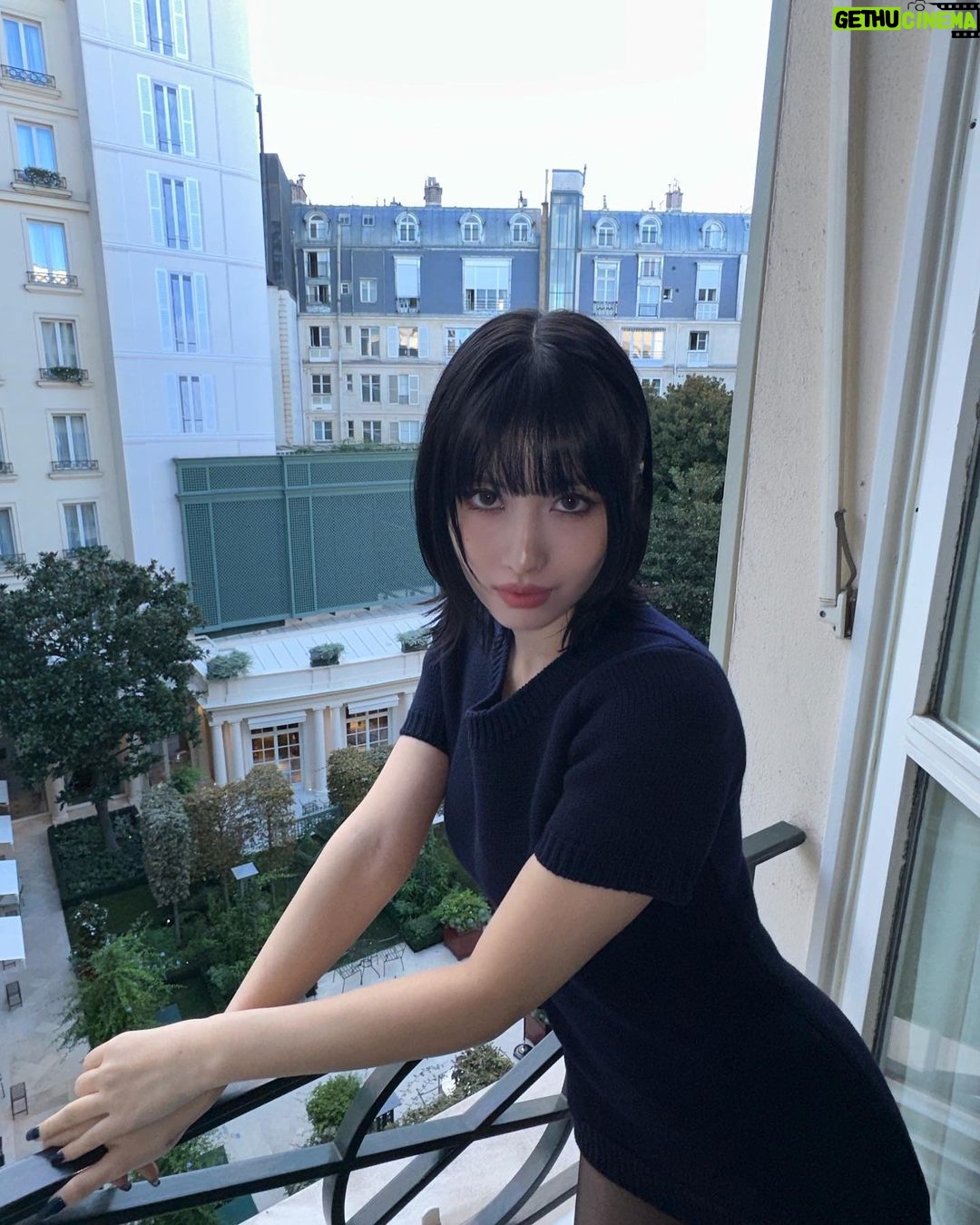 Momo Hirai Instagram - Paris🩶 #MiuMiu #MiuMiuSS24