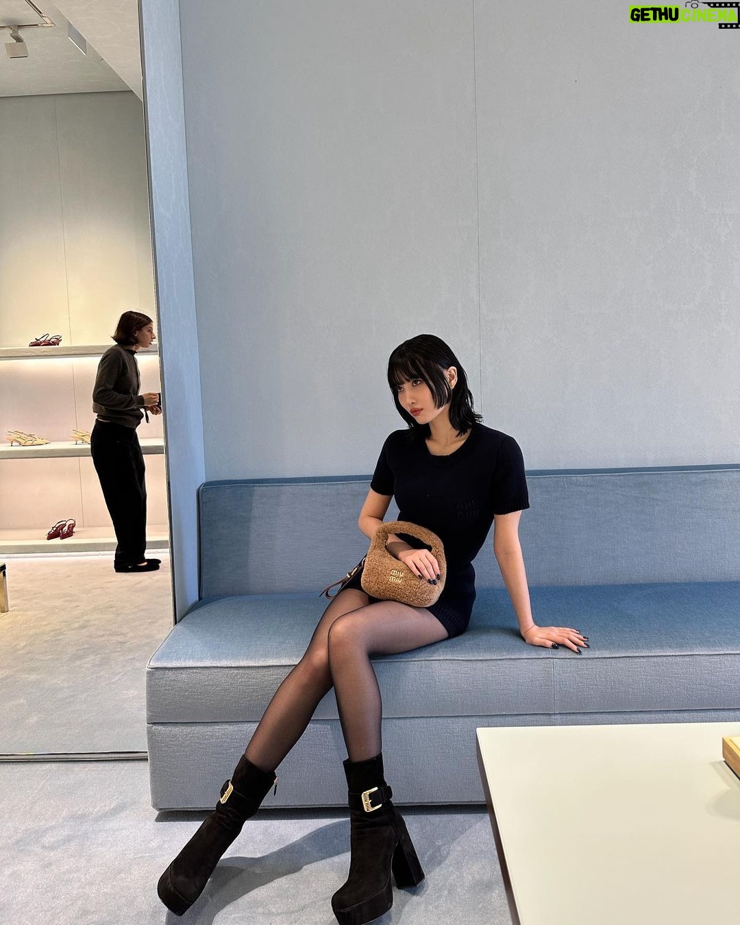 Momo Hirai Instagram - ♥️ #MiuMiu #MiuMiuSS24