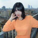 Momo Hirai Instagram - @onitsukatigerofficial Milano💛